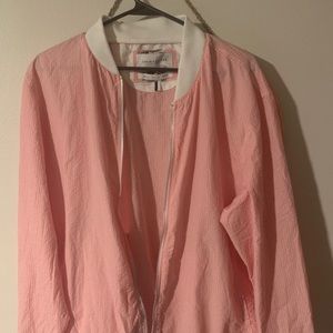 Denim&Flower Bomber jacket